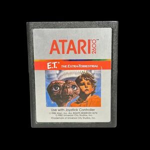 Atari 2600 E.T. The Extra Terrestrial Video Game Cartridge Only 1982 Untested